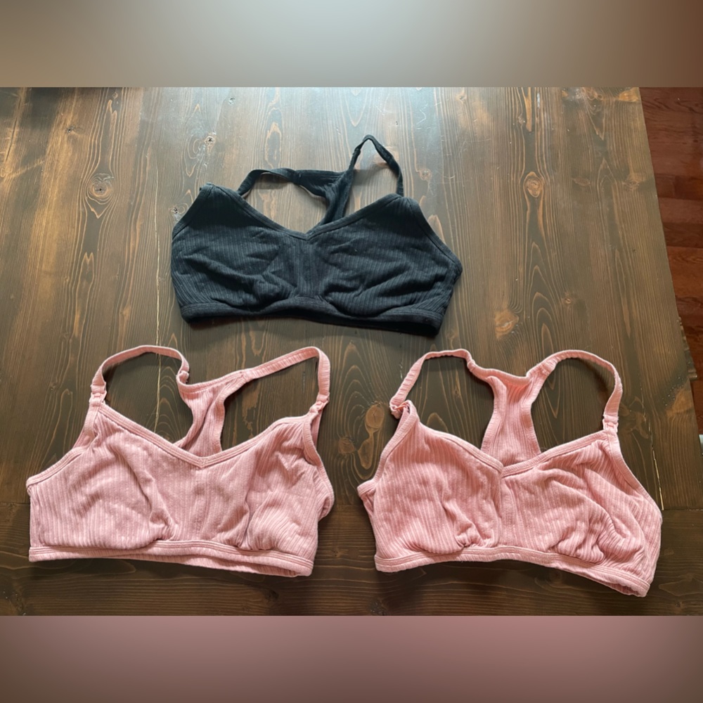 Set of 3 Auden Nursing bralettes